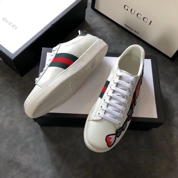 newgUCCI LEATHER CASUAL SHOES FOR WOMEN